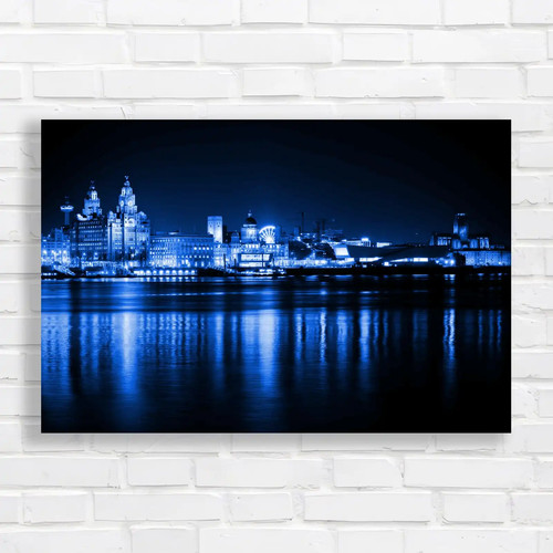 Night time liverpool city - liverpool,