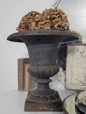 WoW~Antique Cast Iron Urn