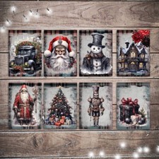 Vintage Gothic Christmas Card