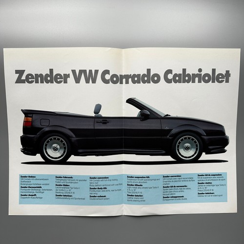 Zender brochure prospekt 1989 - brochure,