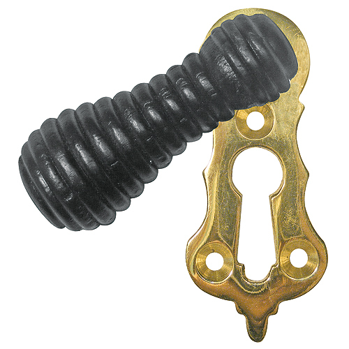 Ebony reeded escutcheon