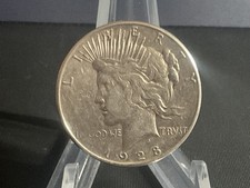 1928s  1oz Silver American Peace Dollar.  In Capsule.