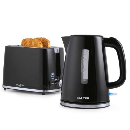 Salter black kettle toaster - salter,