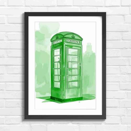 Pink vintage telephone - telephone, booth