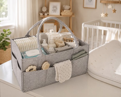 Baby diaper organizer storage - diaper,