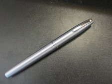 Vintage Sheaffer Imperial CT Brushed Steel Fountain Pen Medium Nib