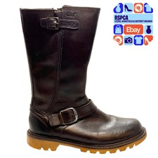 CAT Genuine Leather Brown