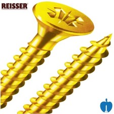 5.0 x 30mm Reisser R2 Full Thread High Performance Joinery Woodscrews 200pcs