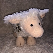 Russ Woolsen Standing Sheep, Lamb Plush, Turn Over To Baa, Vintage Soft Toy