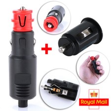 Car Cigarette Lighter Power Connection Cigaret Socket Adaptor Male Plug 12V UK
