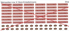OO Gauge Waterslide Transfers