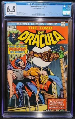 Tomb dracula cgc 6 5 - dracula, 6.5