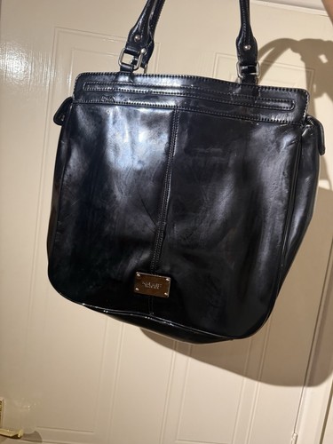 Black nine west large handbag - black,