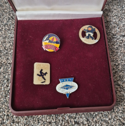 Butlins pin badges - butlins, enamel