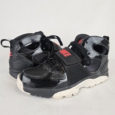 Nike Air Max Huarache GS Black & Red Hi Top Size UK 5