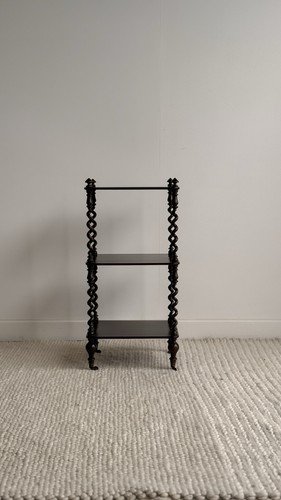 Mahogany tiered stand - , with