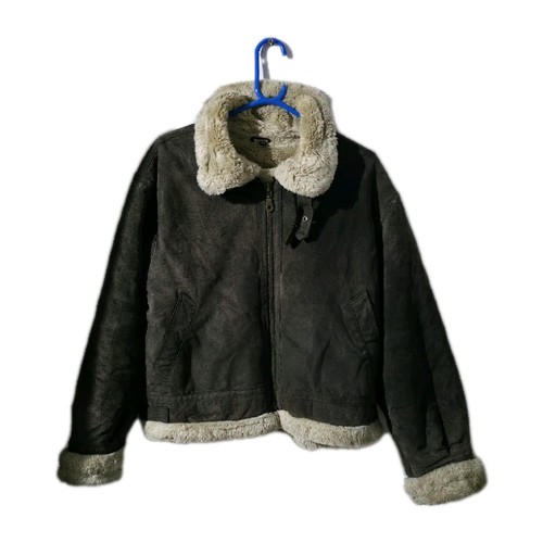 Vintage real pigskin - pigskin, shearling