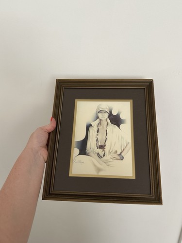 Vintage 1970s framed sara moon - vintage,