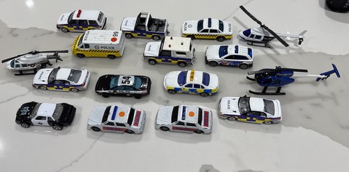 Police diecast model cars - police,