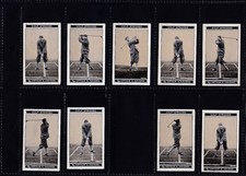 B Morris Ltd - Golf strokes series - Part set 23/25 – 1923 – G/VG/Excellent
