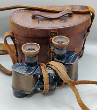 WW1 Carl Zeiss London No3 MkII x 6  Military Binoculars  &  Case No3. Date 1916