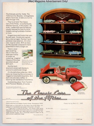 Classic cars fifties - fifties, diecast