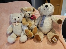 Merrythought & House of Nisbet Collectible Teddy Bears x3 – Vintage Bundle