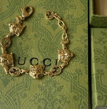 Authentic Mens Gucci Gold Lion