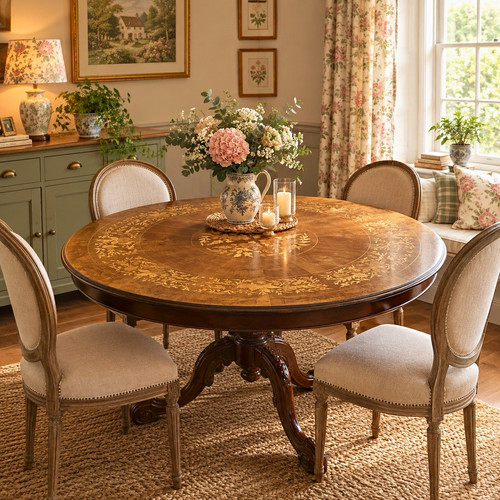 Used antique round - antique, ,