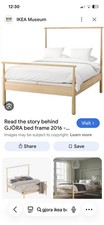 IKEA GJORA DOUBLE BED FRAME -