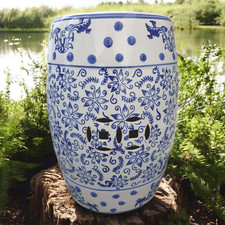 Chinese Ceramic Garden Stool /
