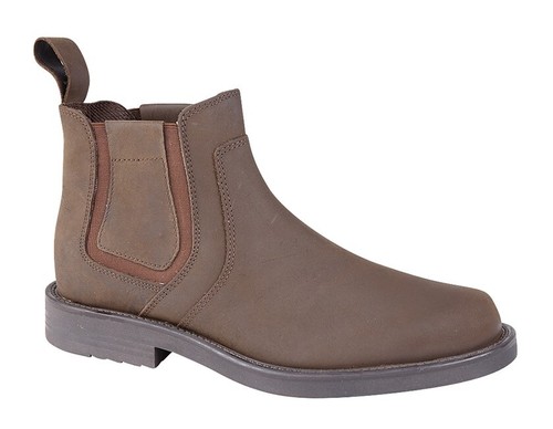 Mens brown dealer boots - brown,