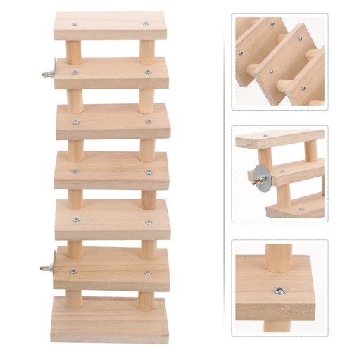 Hamster wooden ladder platform - hamster,