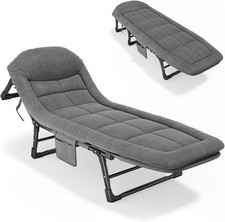 Folding bed sun lounger - bed,