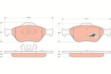 FRONT BRAKE PAD SET DISC BRAKE