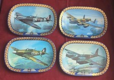 RAF Bradford Exchange Collector Plates Spitfire Hurricane Mosquito Lancaster 
