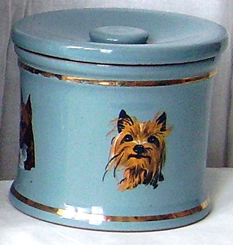 Ceramic jar and lid - jar,