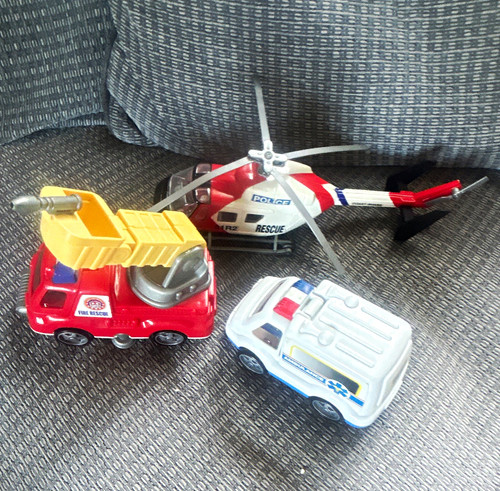 Police rescue plastic toy - plastic,