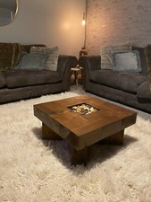 Rustic handmade solid wood