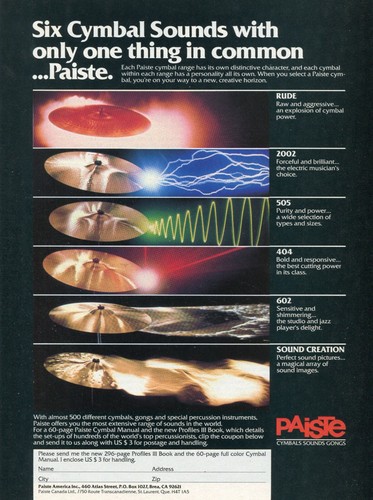 1983 print paiste - ad, 2002
