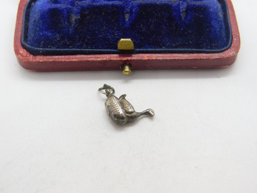 Sterling silver duck charm - sterling,