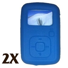 2X Blue Silicone Skin Case for