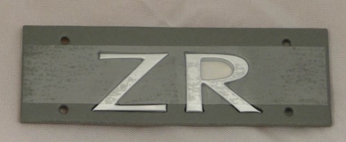 Satin finish rear - finish, badge