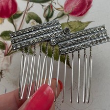 Art Deco Diamante Hair Comb