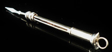 Sterling Silver Propelling Toothpick, 20th Century