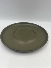 Denby Pottery Chevron Pattern Large Saucer Stoneware Diameter 17cm Vgc