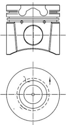 Piston 94mm length - 78.94mm,