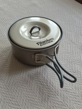 Evernew ECA 421 0.6l ultralight titanium pot w/ Iid 112g