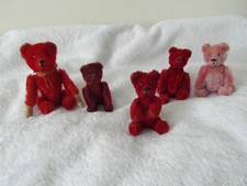 Antique Rare RED  Schuco bear