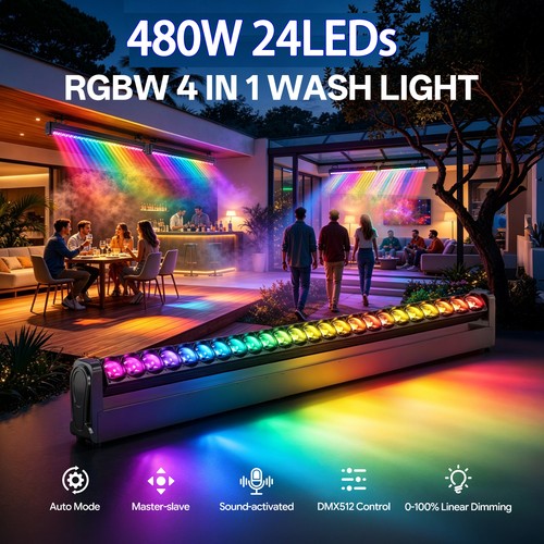 480w 24led rgbw stage moving - 480w,